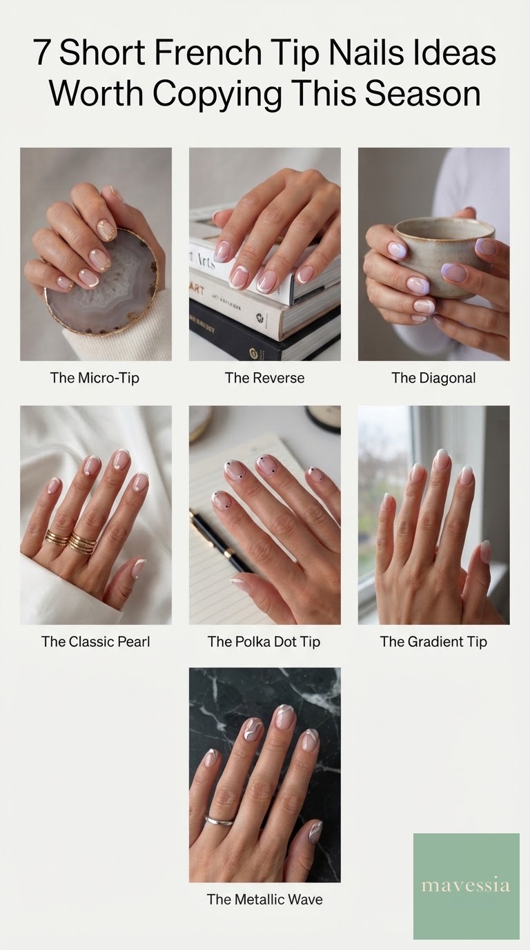 7 Short French Tip Nails Ideas Worth Copying This Season