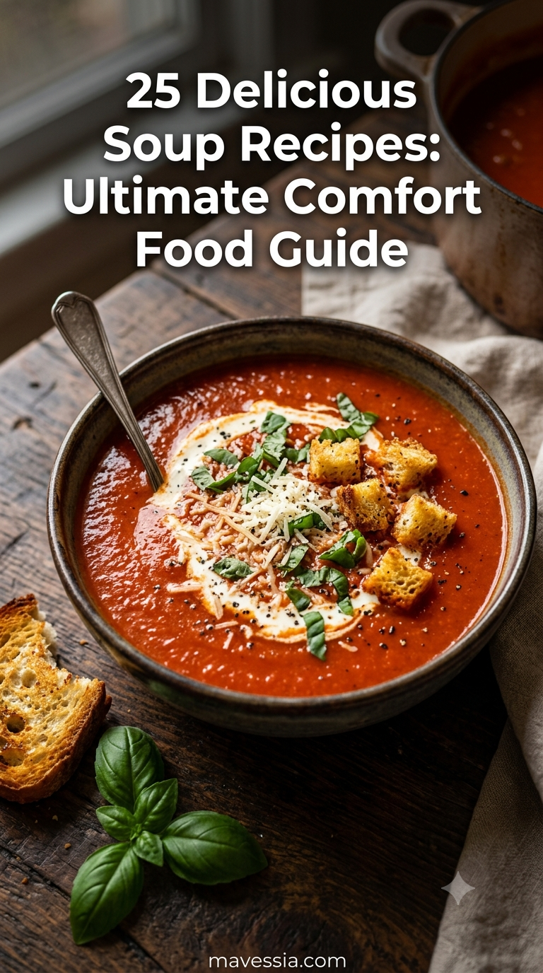 25 Delicious Soup Recipes: Ultimate Comfort Food Guide