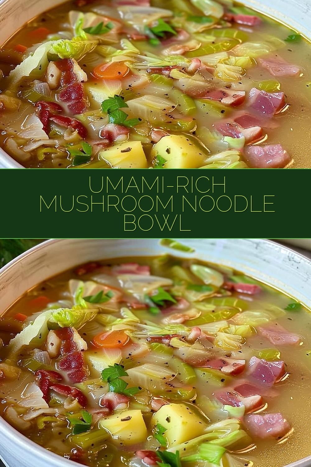 Umami-Rich Mushroom Noodle Bowl