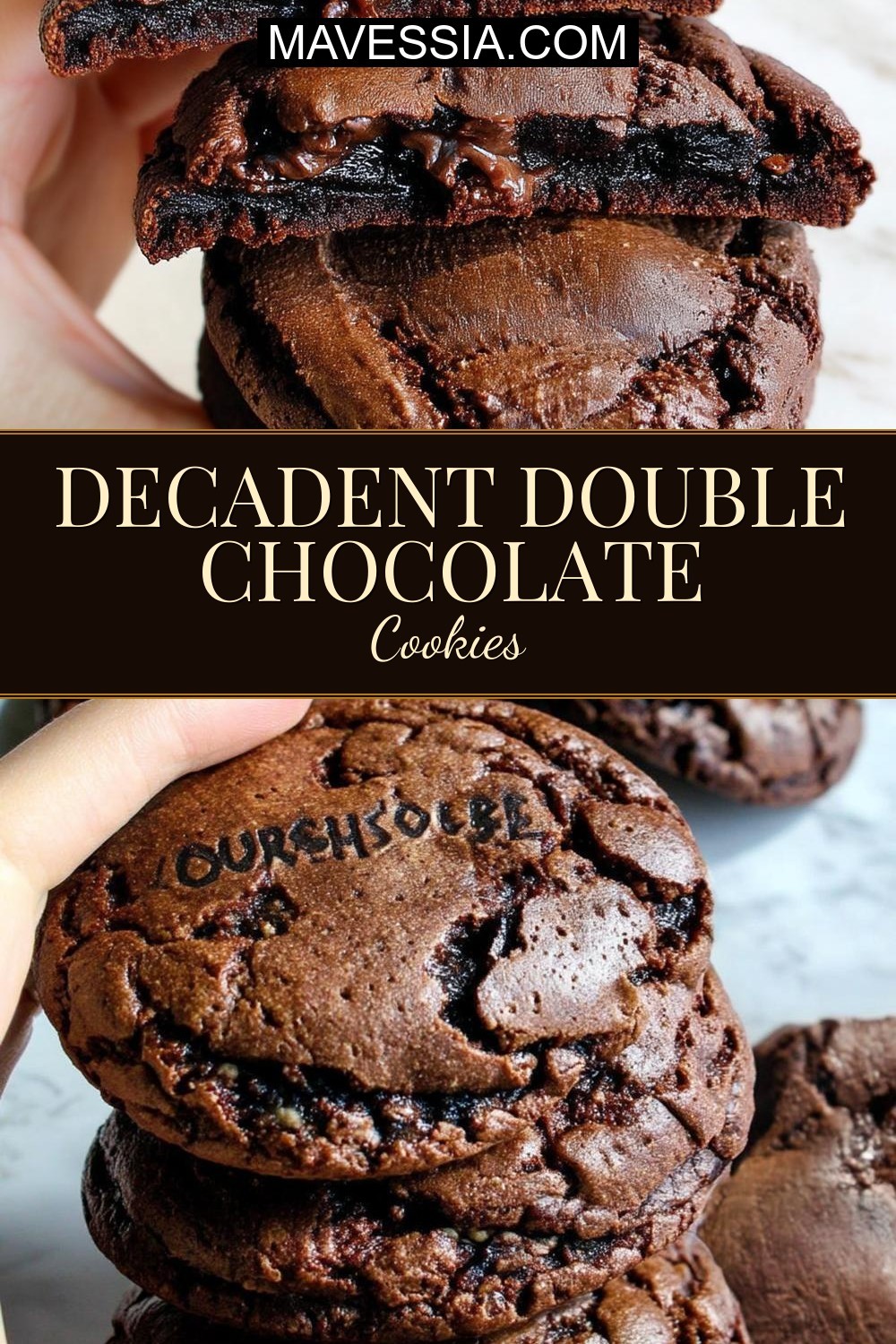 Decadent Double Chocolate Cookies