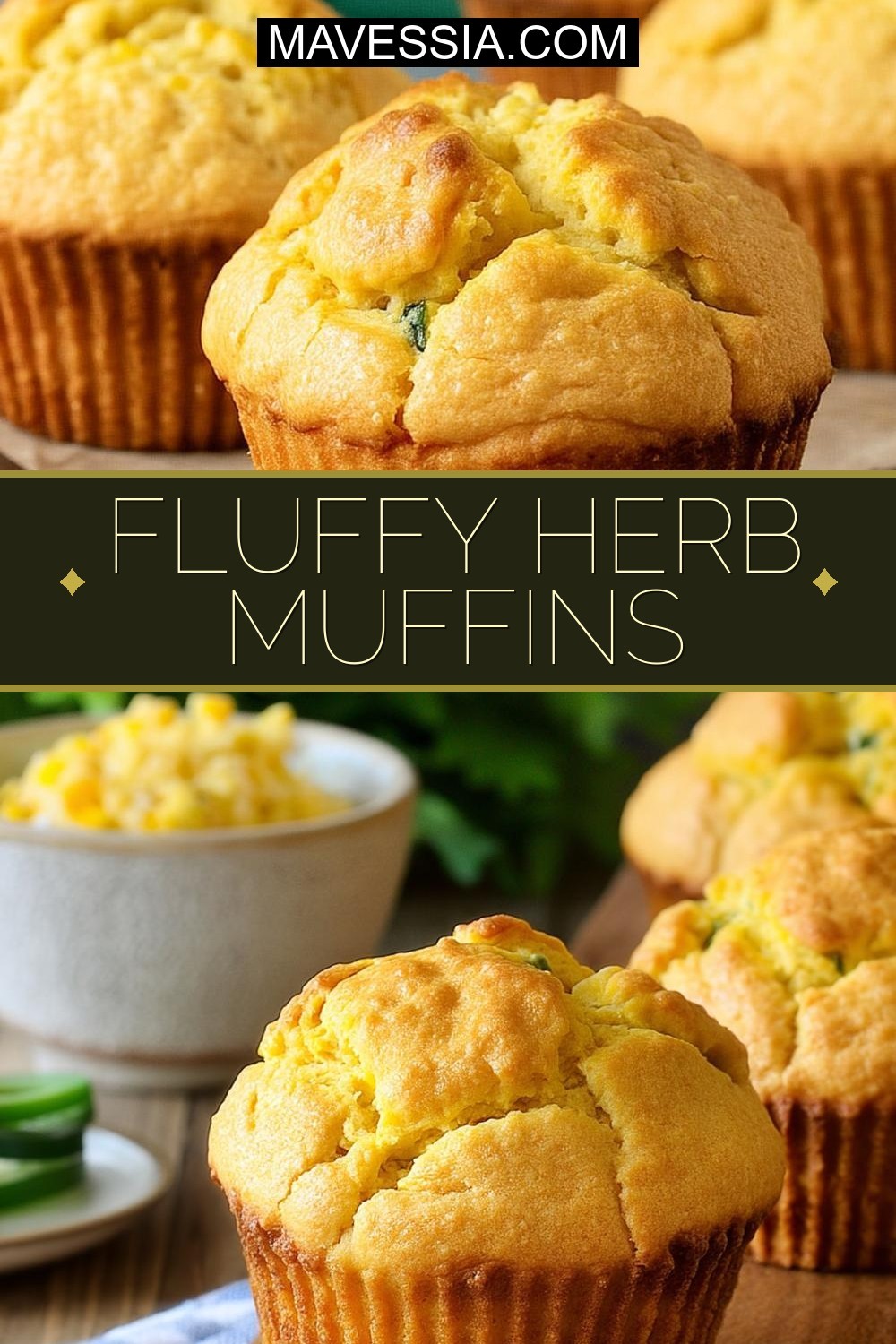 Fluffy Herb Muffins
