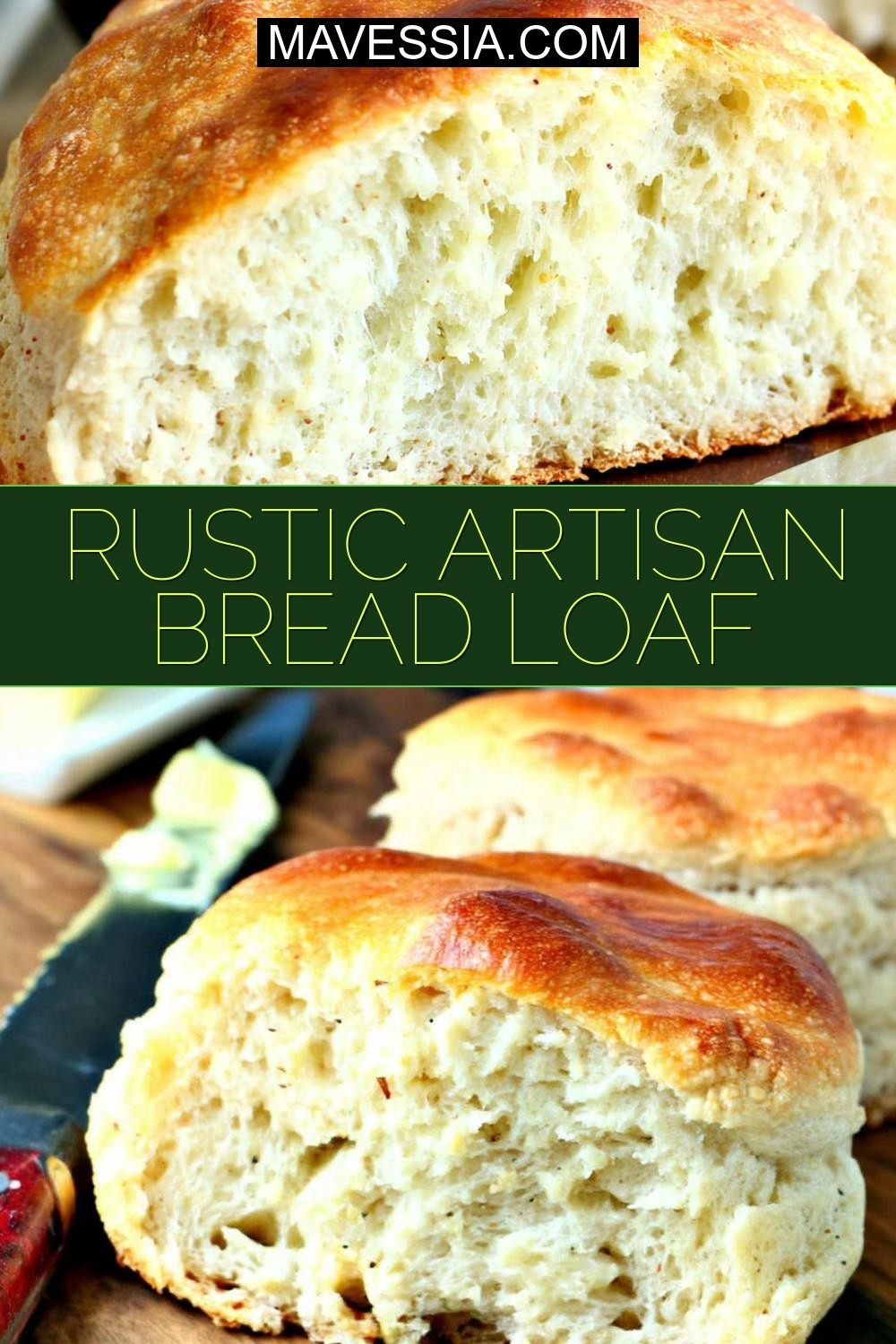 Rustic Artisan Bread Loaf