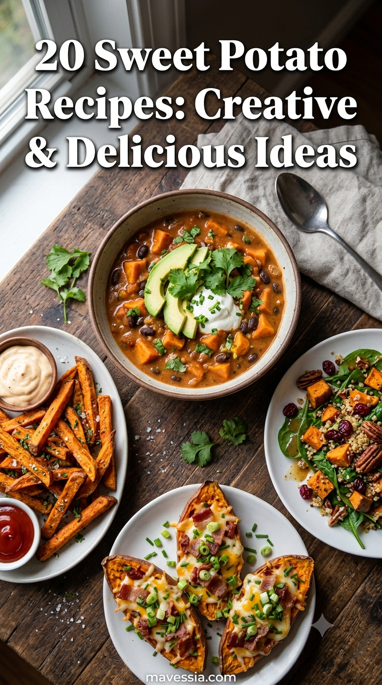 20 Sweet Potato Recipes: Creative & Delicious Ideas