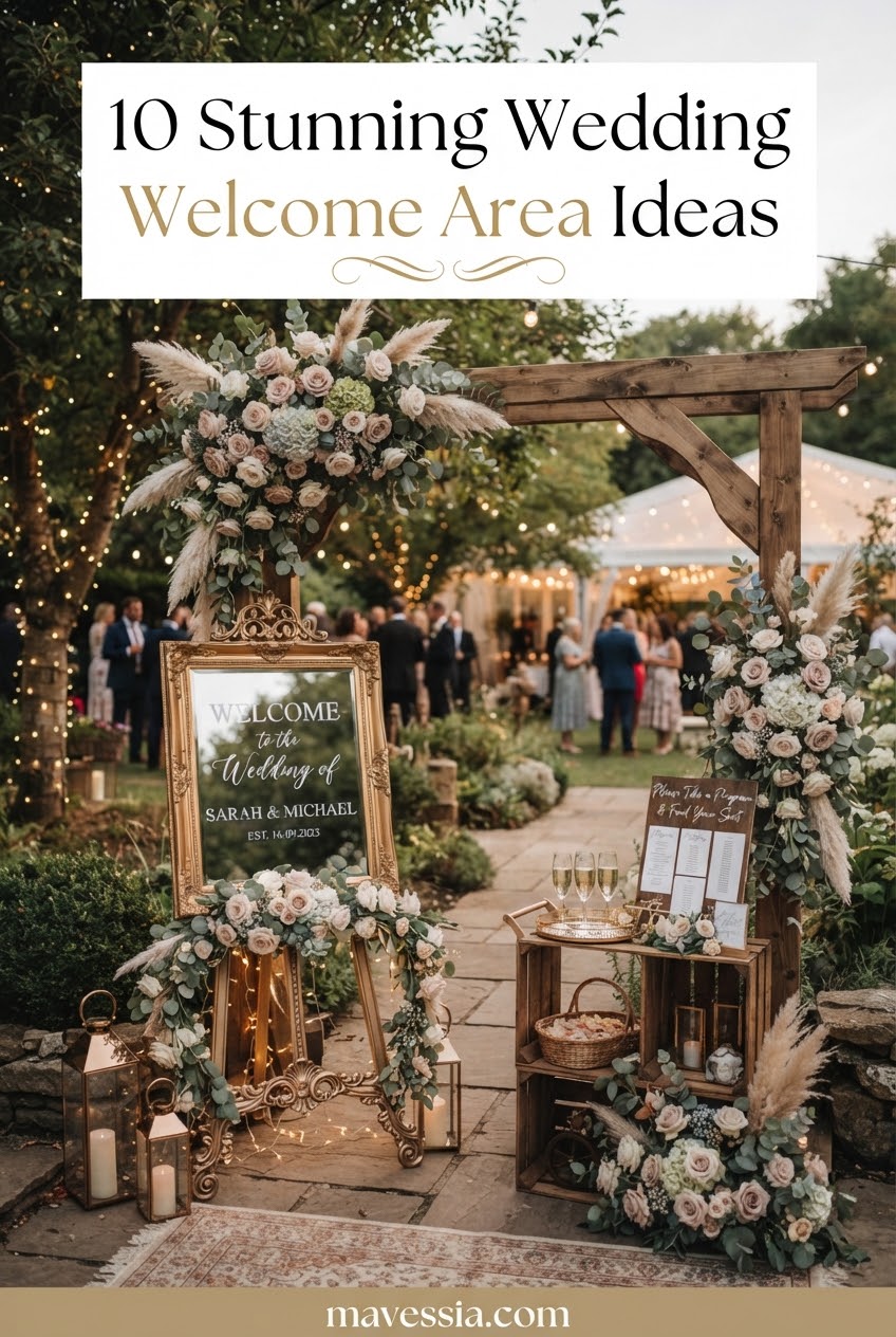 10 Stunning Wedding Welcome Area Ideas