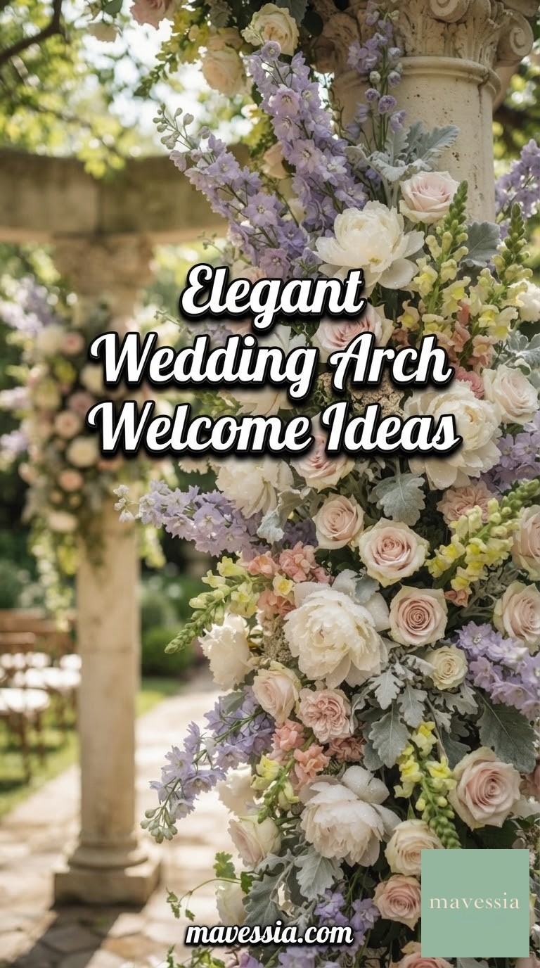 Elegant Wedding Arch Welcome Ideas
