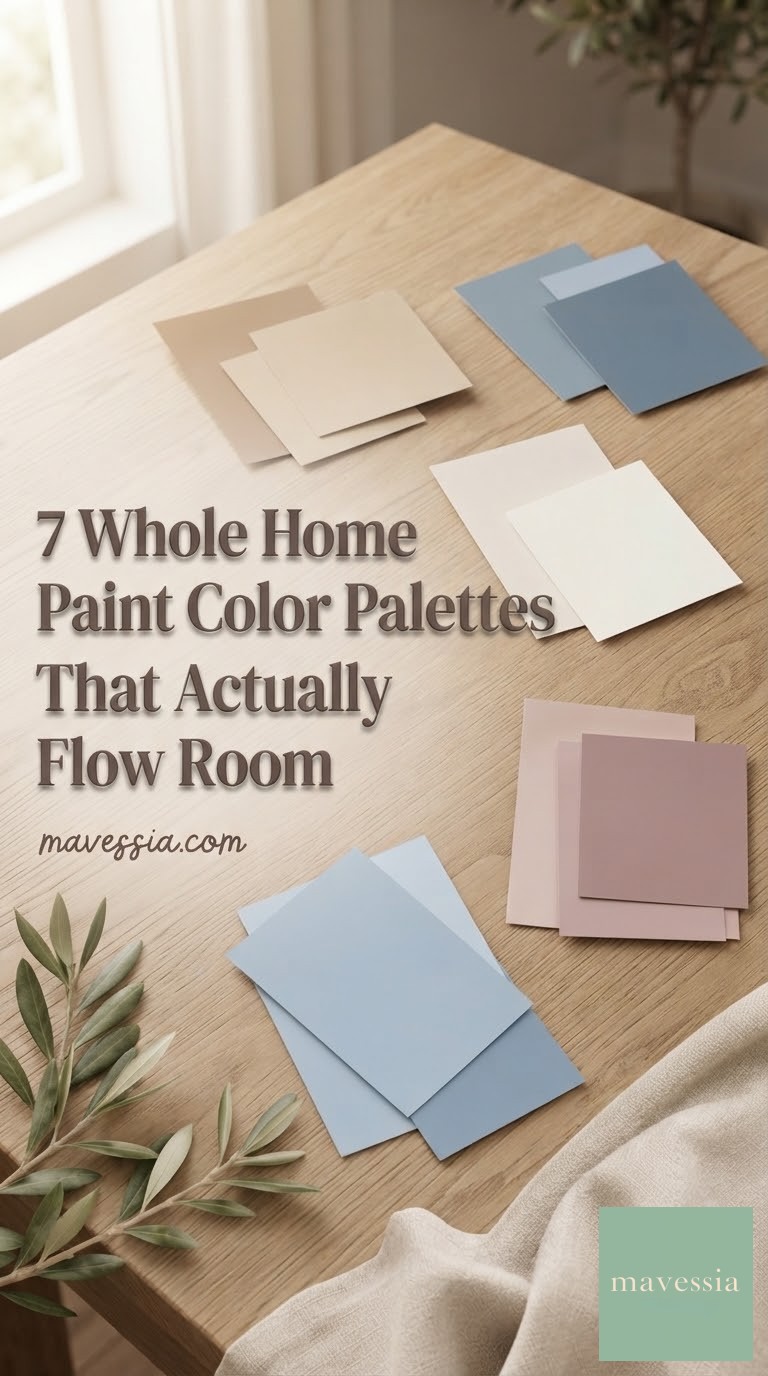 7 Whole Home Paint Color Palettes That Actually Flow Room