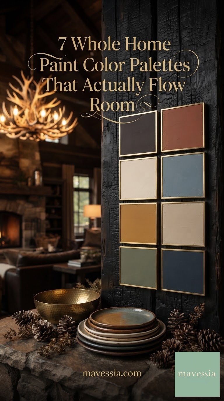 7 Whole Home Paint Color Palettes That Actually Flow Room