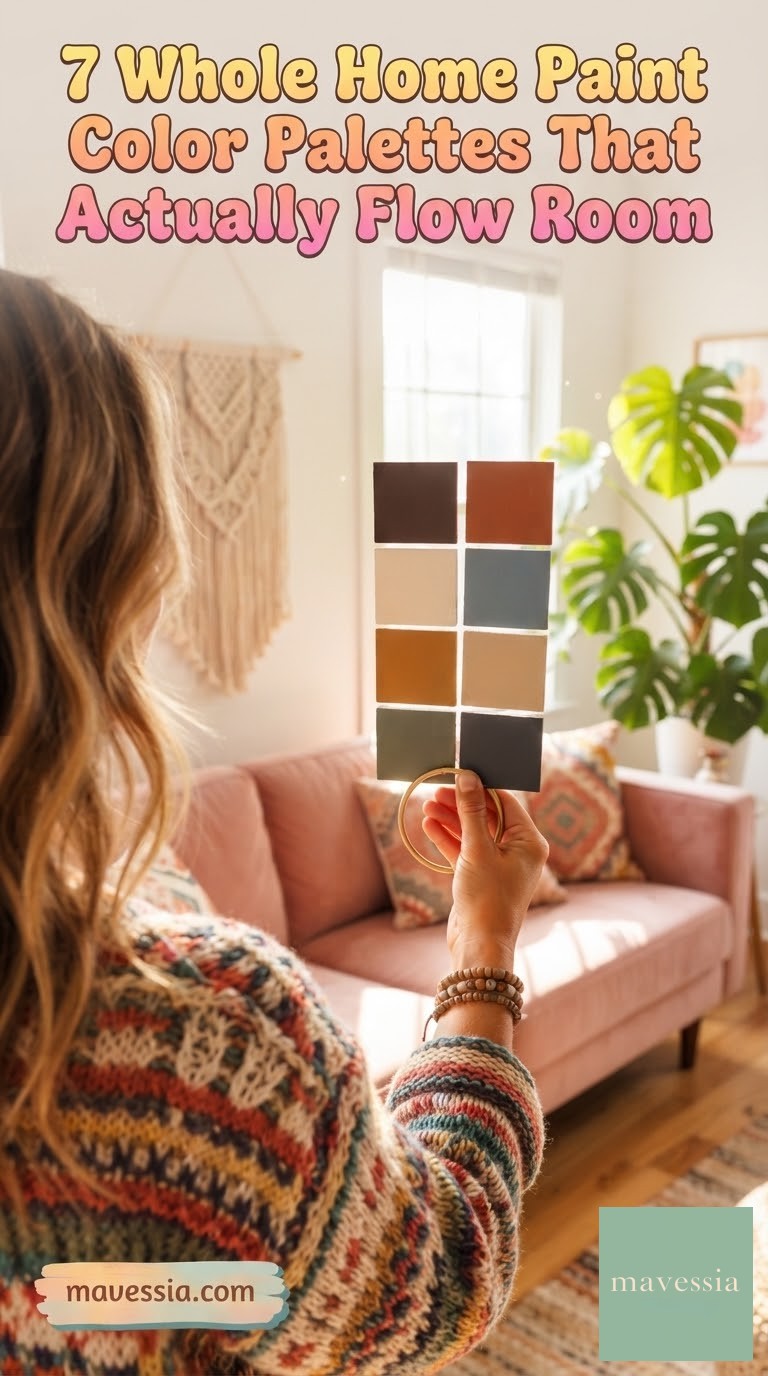7 Whole Home Paint Color Palettes That Actually Flow Room