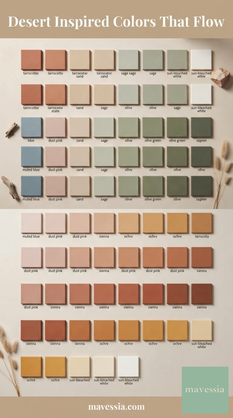 Desert Inspired Colors That Flow