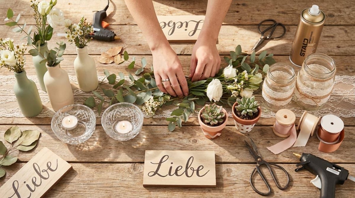Handmade wedding decorations