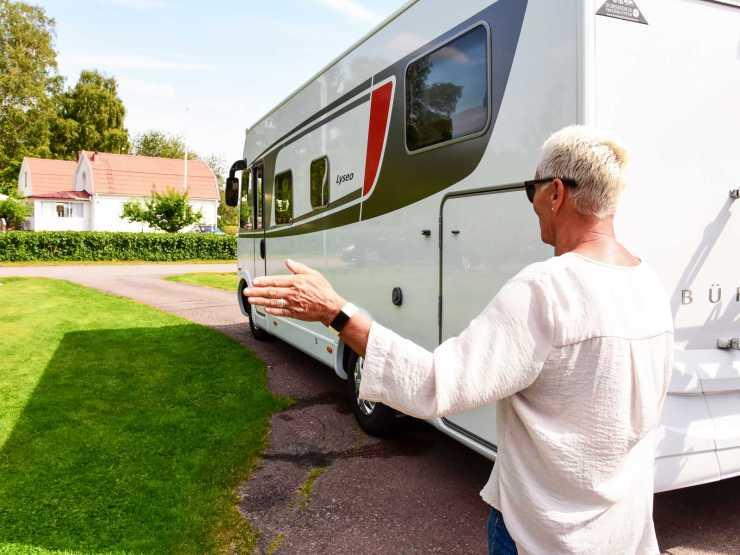 RV backing into campsite safely