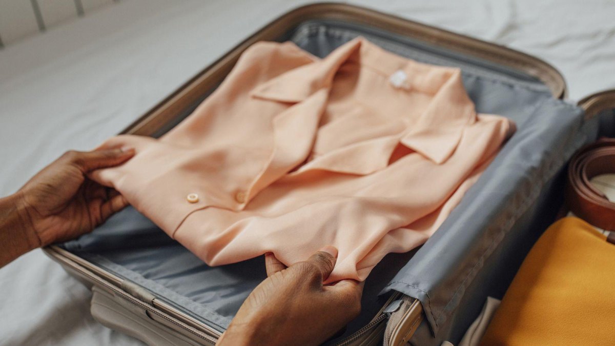 Delicate clothes folded safely