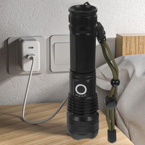 Rechargeable flashlight for camping