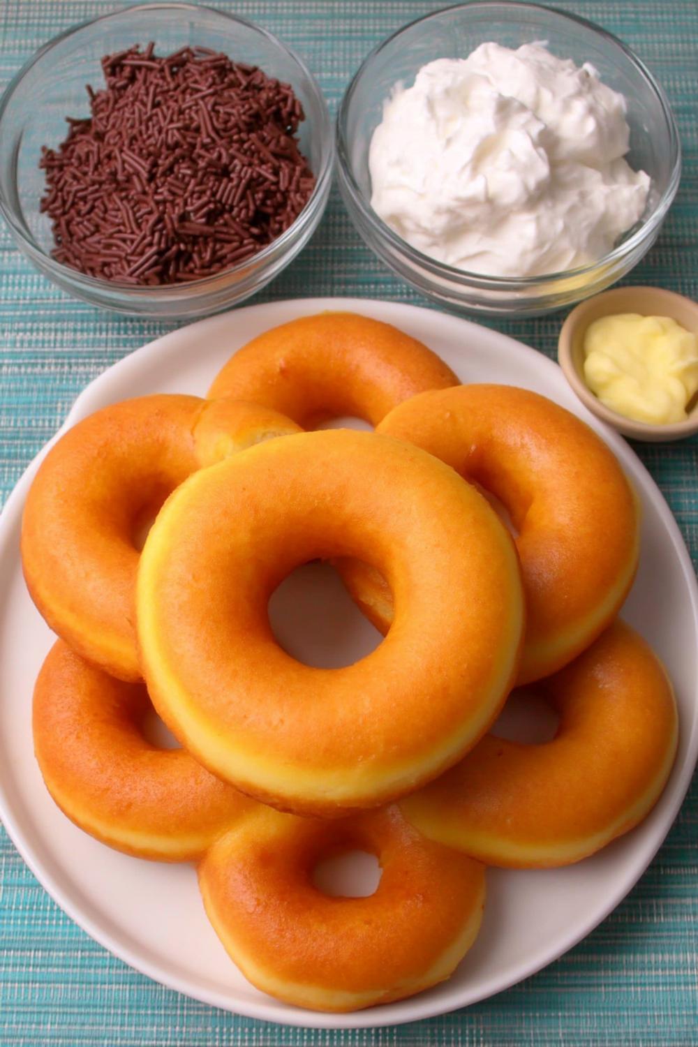 Glazed Orange Donuts