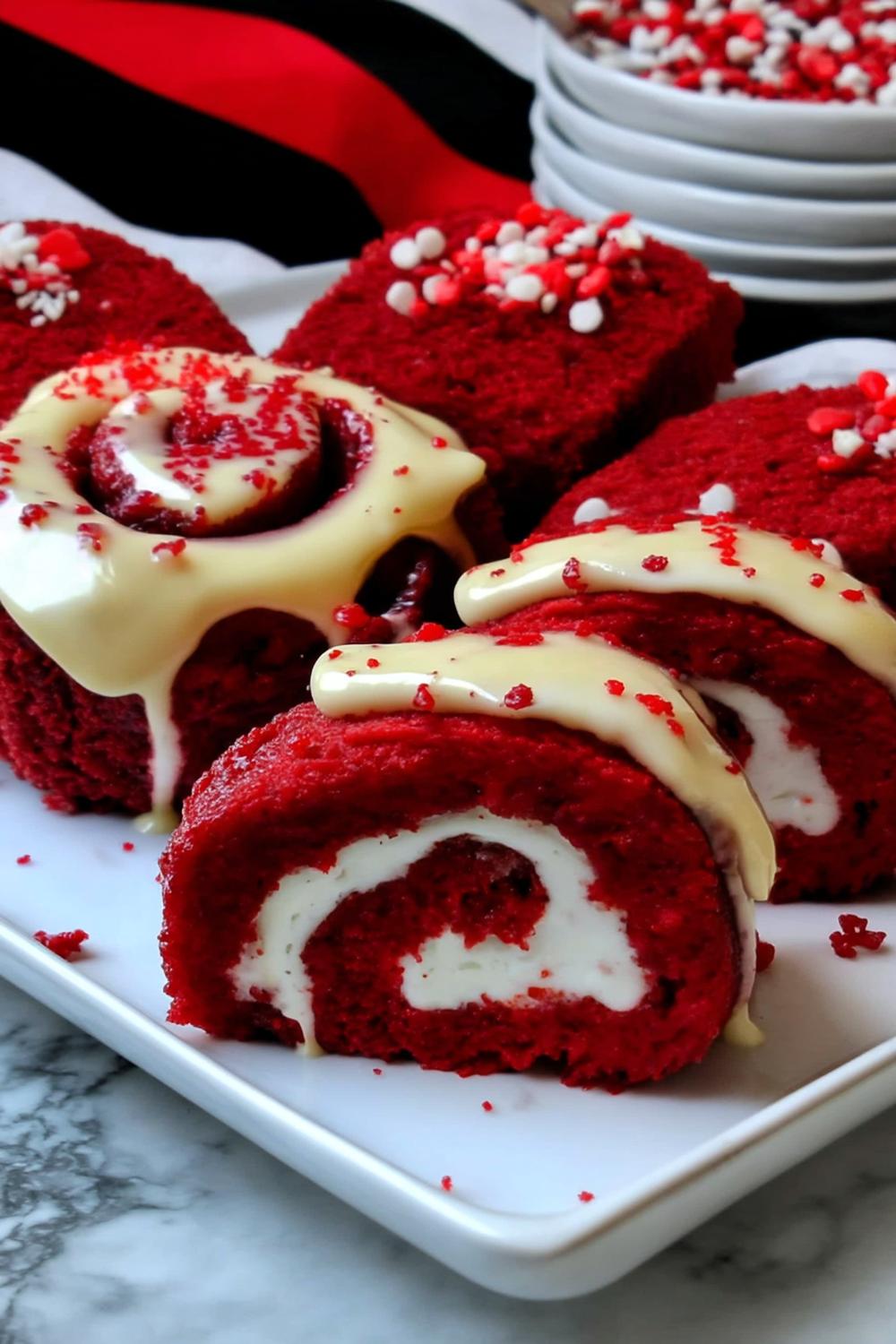 Red Velvet Cake Roll