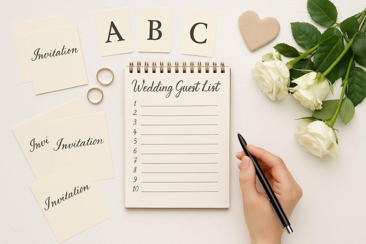 Wedding guest list planning