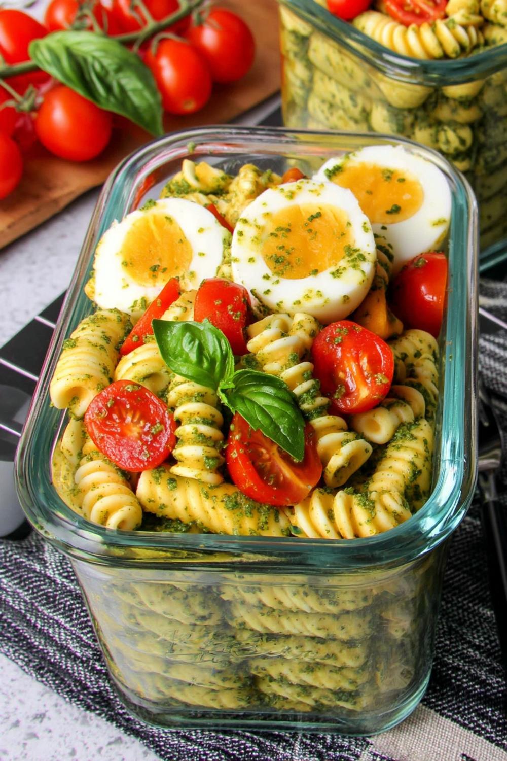 3. Smoky Paprika and Chive Egg Salad Recipe for Meal Prep Jars