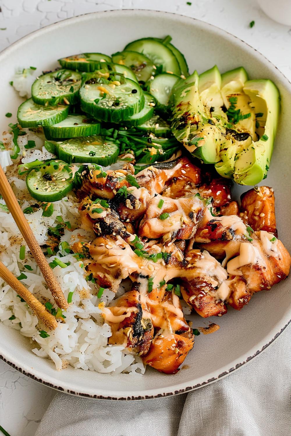 8. Caramelized Miso Salmon Recipe with Sesame Scallion Ribbon Salad