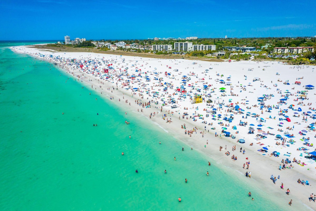 Sarasota Florida beach island view