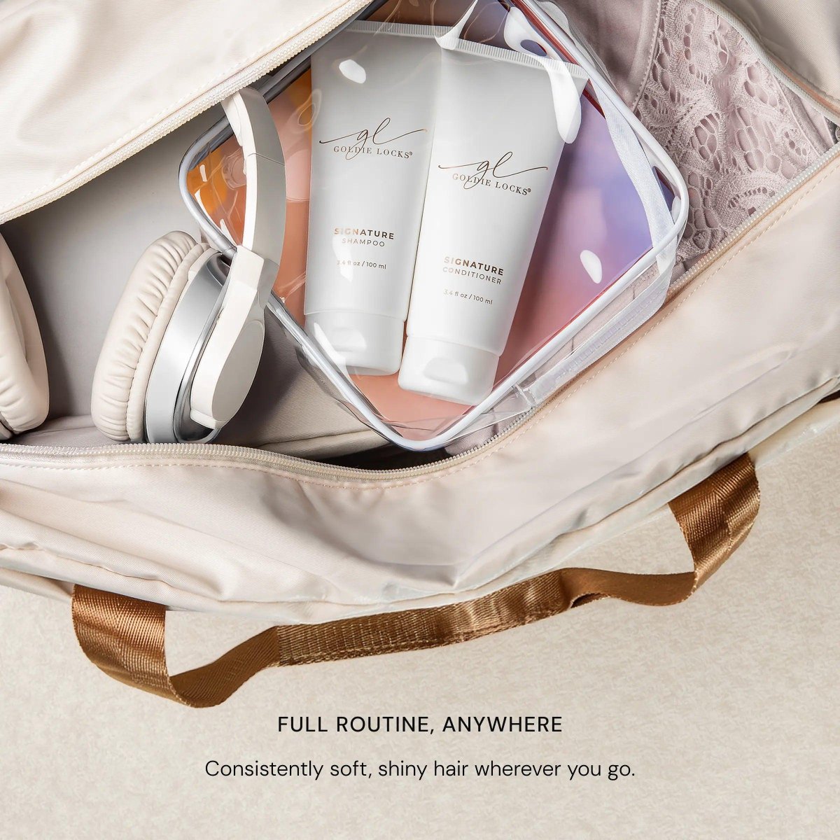 travel shampoo conditioner bottles