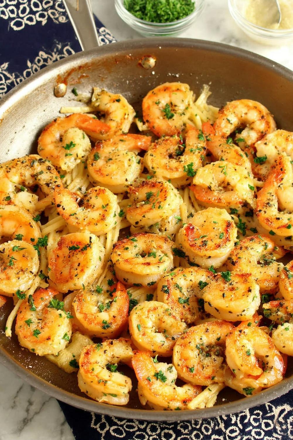 Golden Garlic Butter Pan