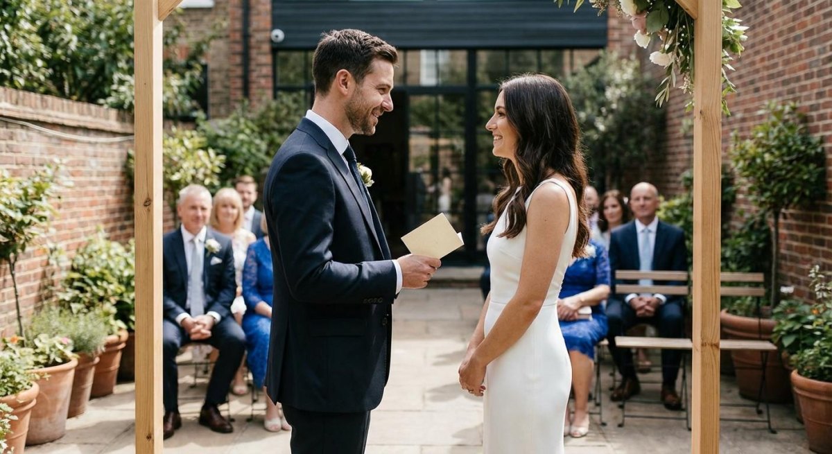 Simple intimate wedding vows