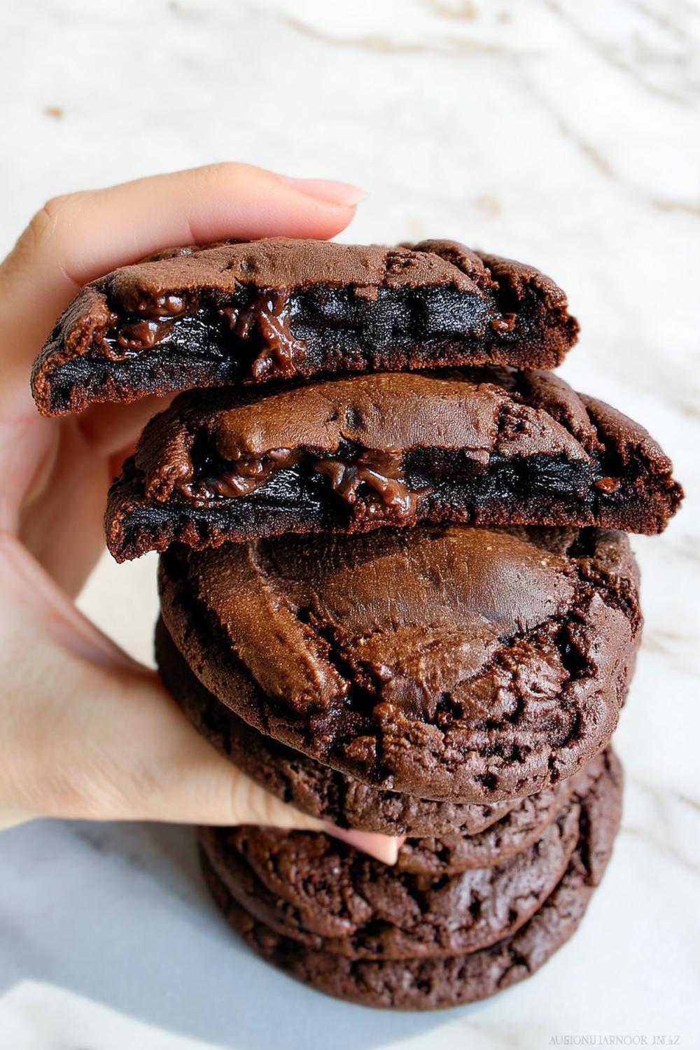 Decadent Double Chocolate Cookies
