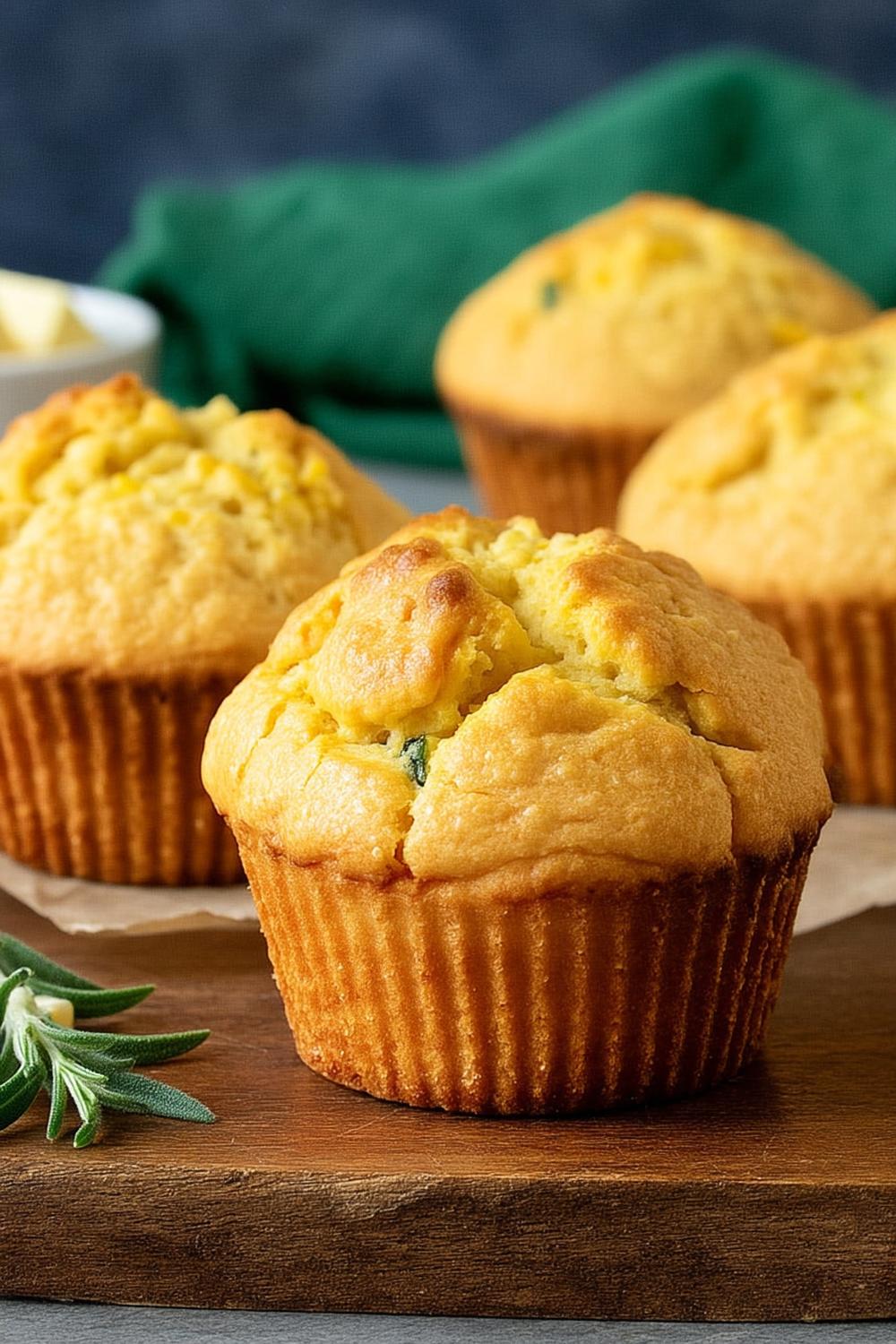 Fluffy Herb Muffins