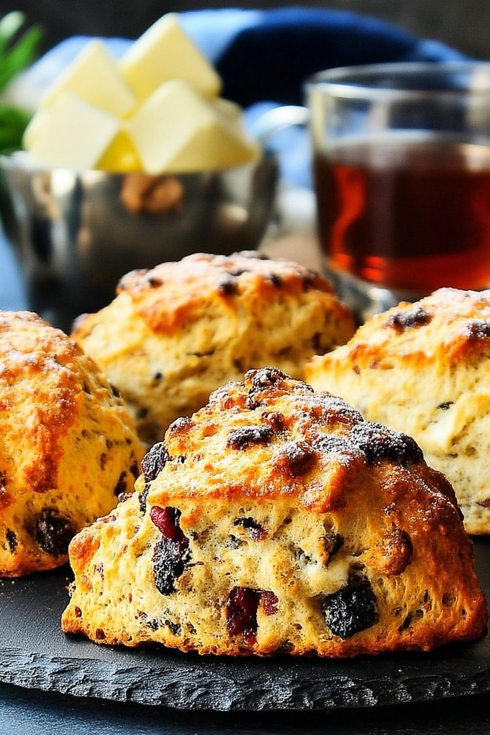 Quick Fruit-Studded Scones