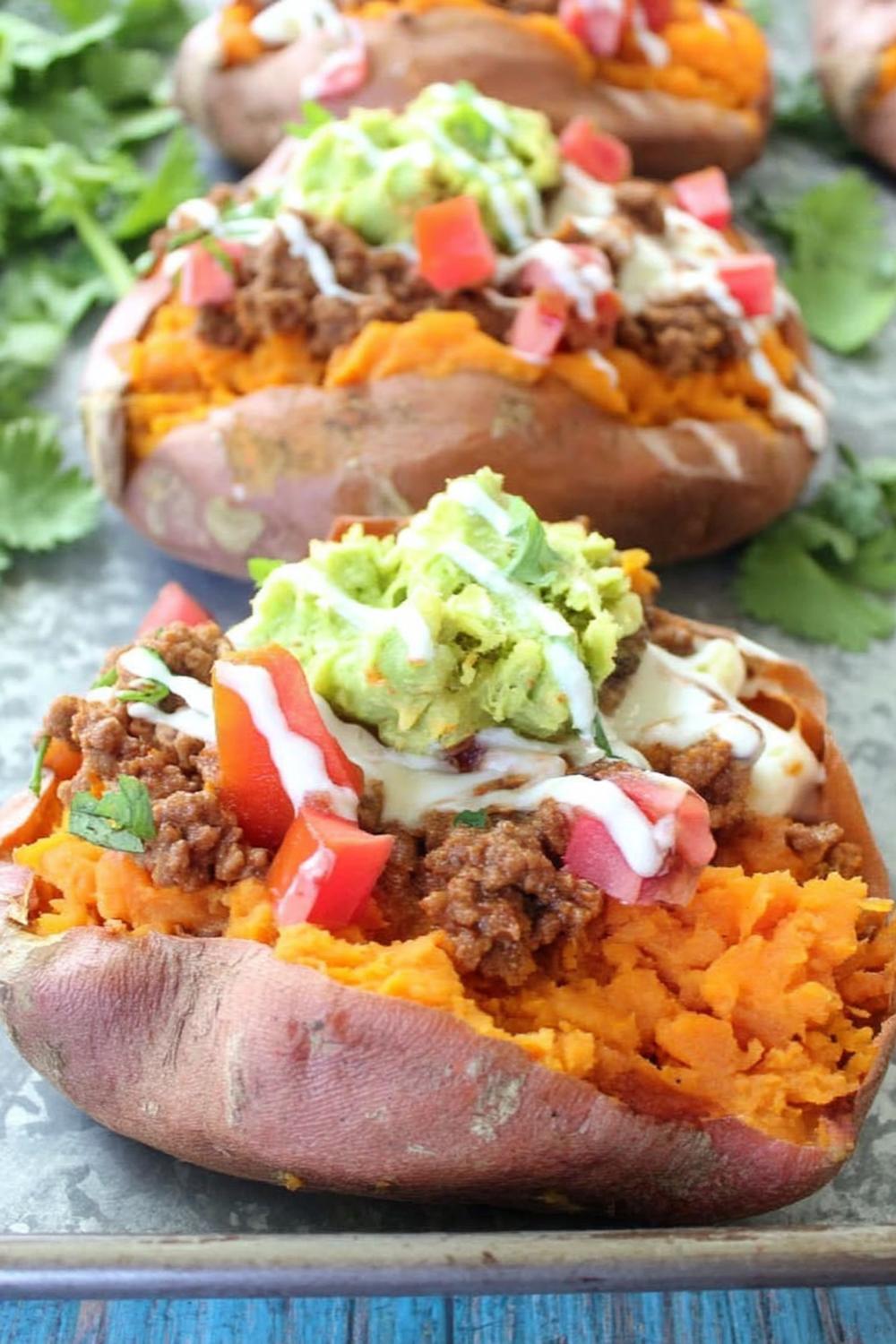 Loaded Taco Potatoes
