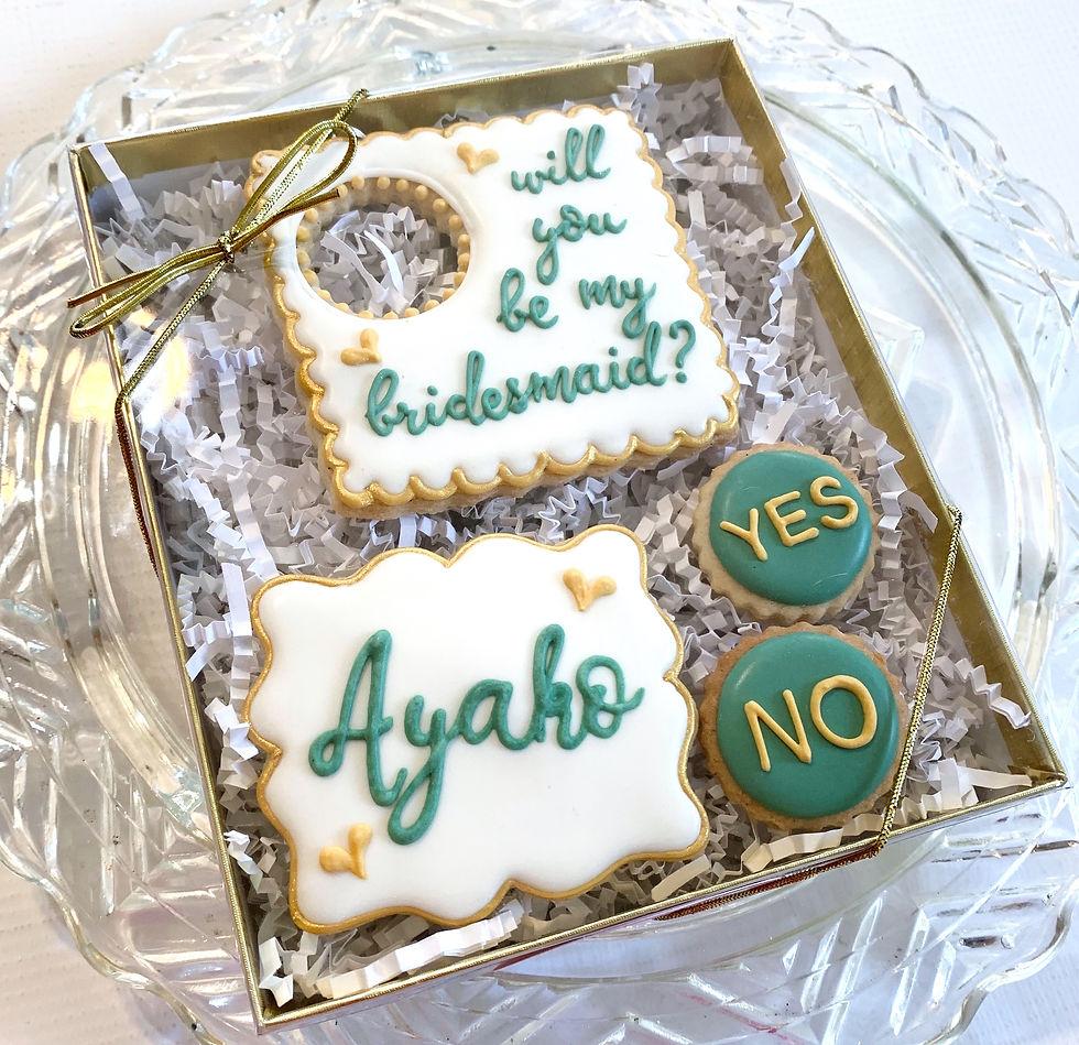 Bridesmaid proposal treats
