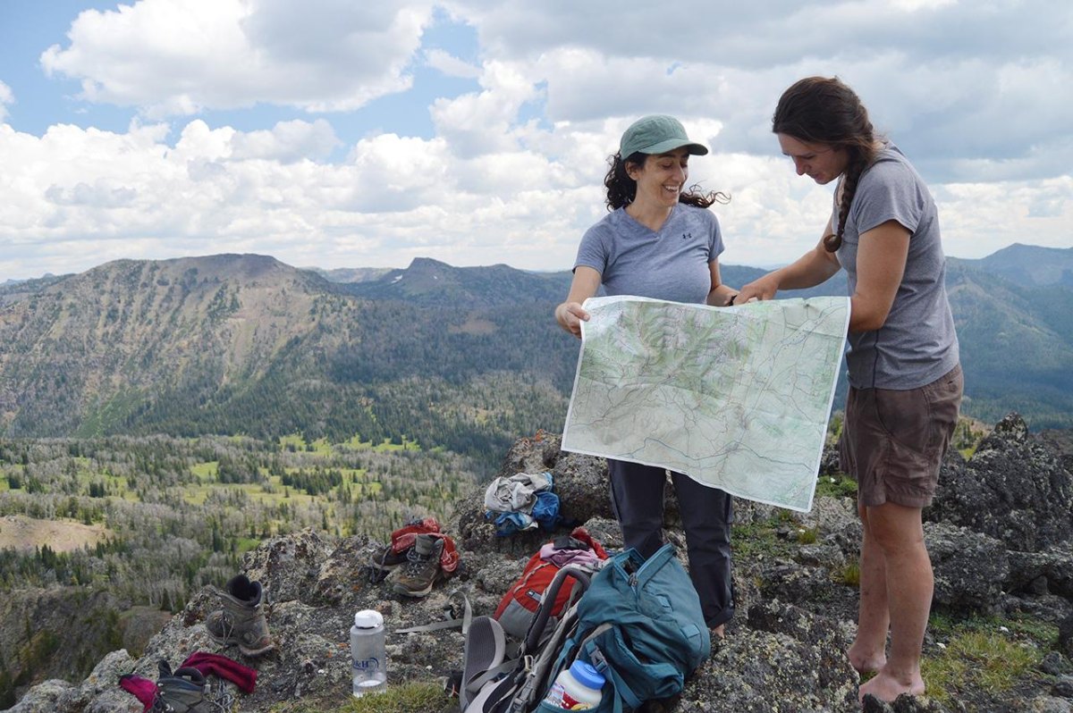 Sharing camping route plans