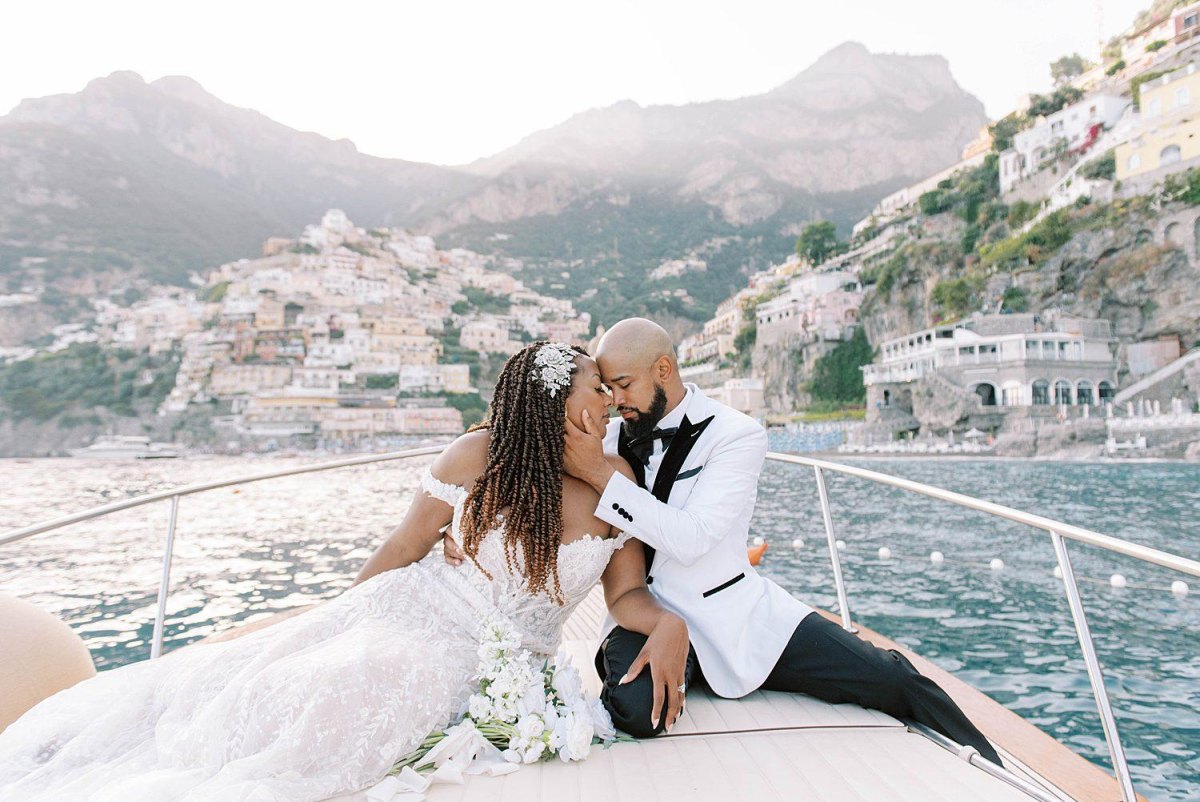 Wedding couple luxury travel escape