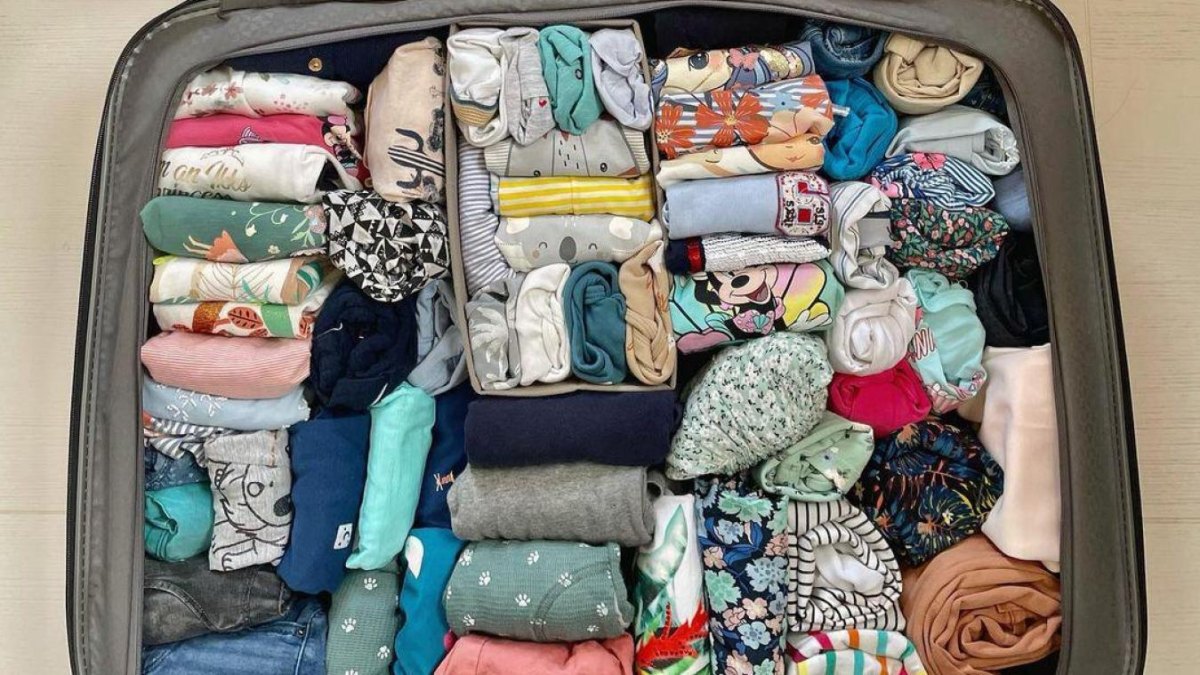 KonMari folded clothes