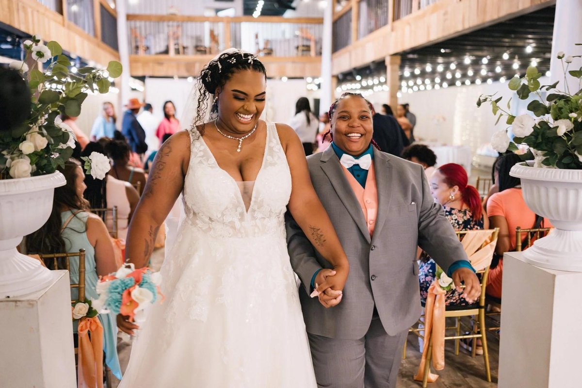 Friends becoming married couple
